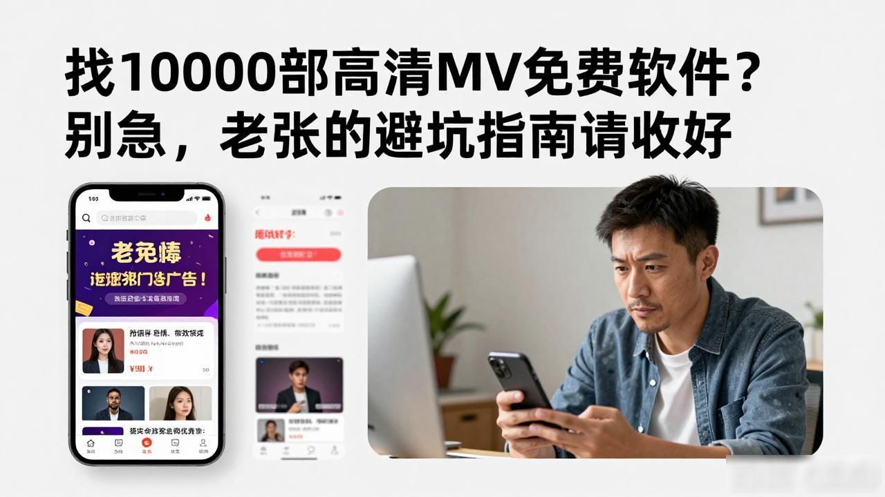找10000部高清MV免费软件？别急，老张的避坑指南请收好
